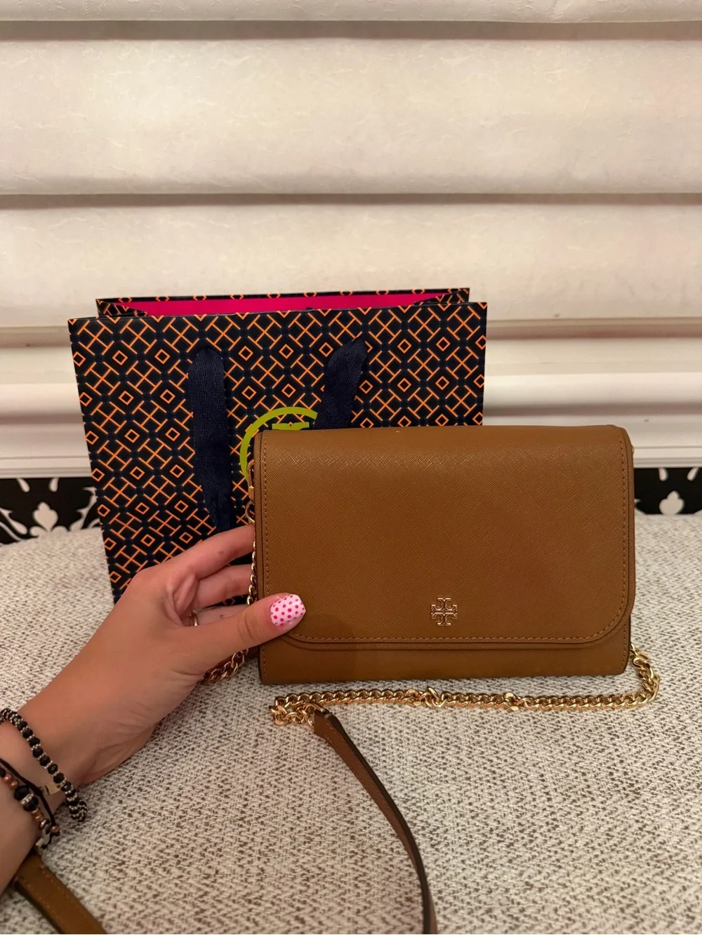 Tory Burch Emerson Chain Wallet Crossbody NWOT